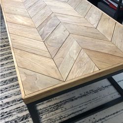 Crate & Barrel Wood Coffee Table