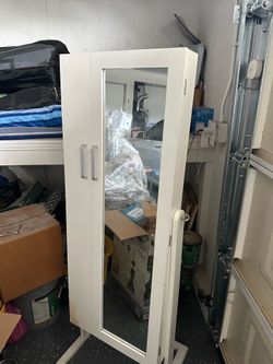 Mirror Jewelry Cabinet