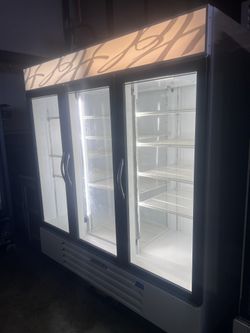 Freezer 3 Door Glass 