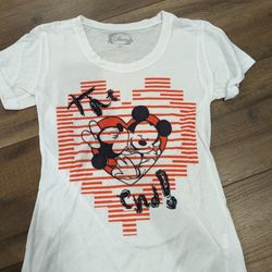 Disney Mickey and Minnie Mouse Shirt Sz L