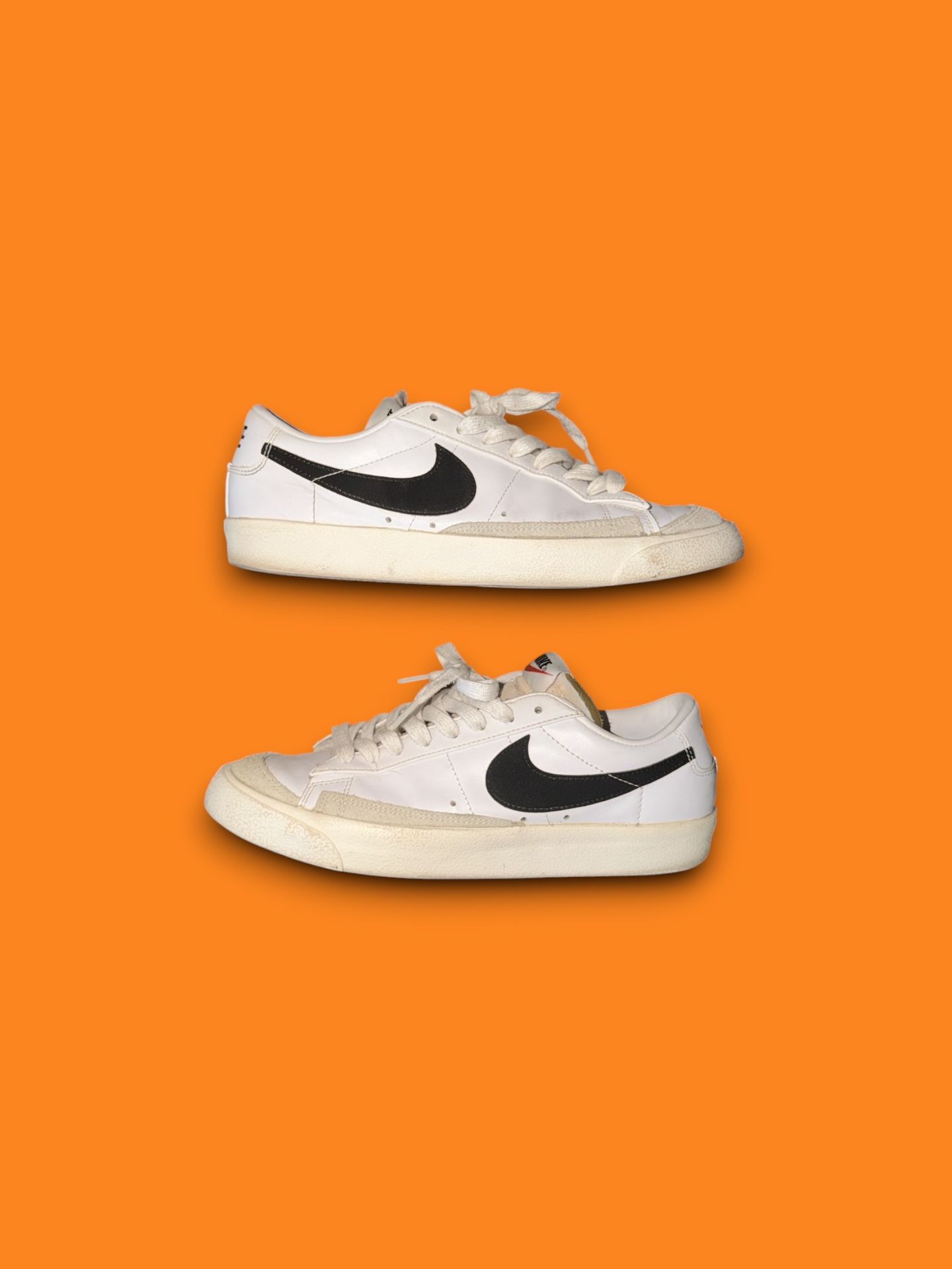 Nike Blazer '77 Vintage Low White Black Men’s Size 8