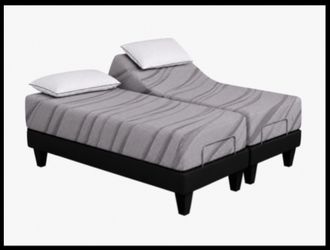 NEW Split Queen Adjustable Bed