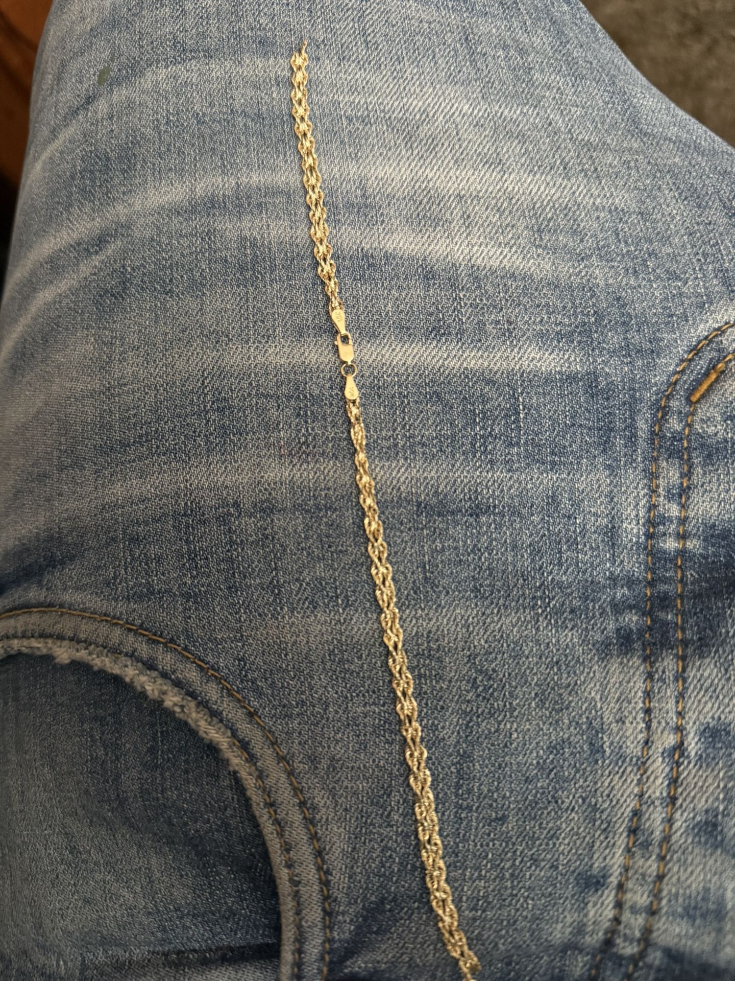 10k rope bracelet