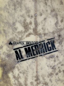 AL MERRICK Shapes/Designs Surfboard