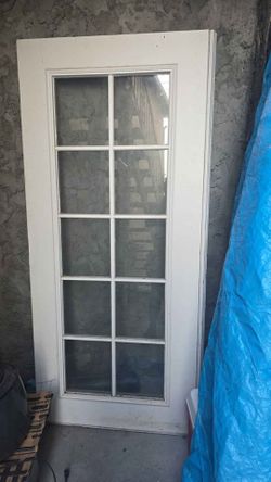 White 10-Lite French Door