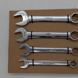 Snap-On 12 Point SAE Flank Drive Short Combination Wrench (4 Piece)