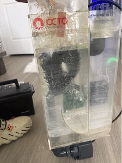 Octo skimmer hang on the back. Classic 1000-HOB L
