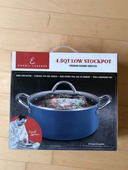 Emeril Lagasse 4.5QT Ceramic Nonstick Low Stockpot