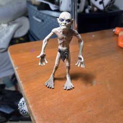 Gollum action figure from the Lord of the Rings franchise, likely produced by Toy Biz around 2003 4.5"