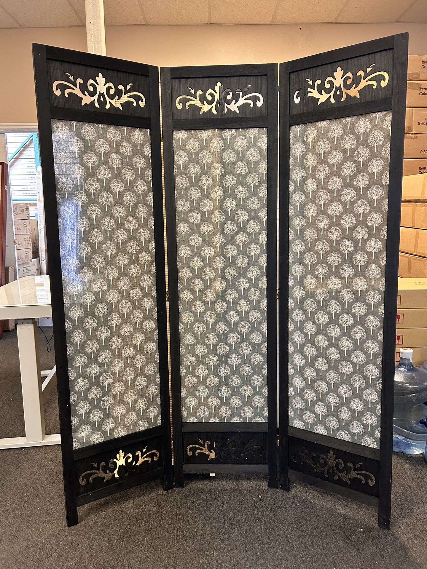 3 Panels Room Divider Fabric Insert