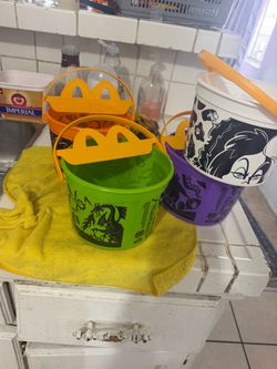 McDonald's Halloween Boo Buckets Set