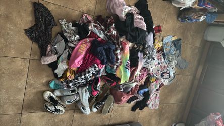 100 piece of girl clothes and shoes. For $100