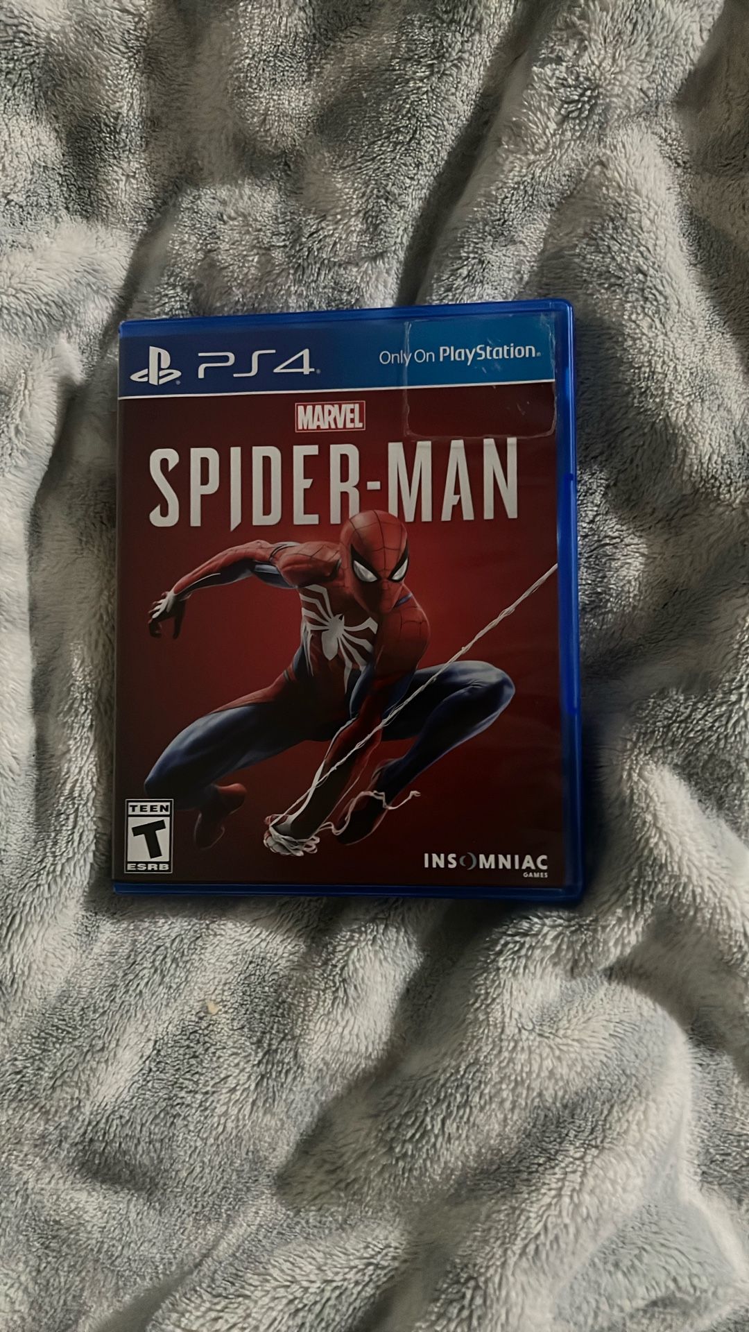 spiderman ps4 game disc