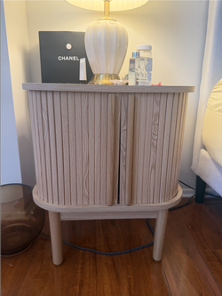 Wayfair Latitude Run Tambour Nightstand (set of 2)
