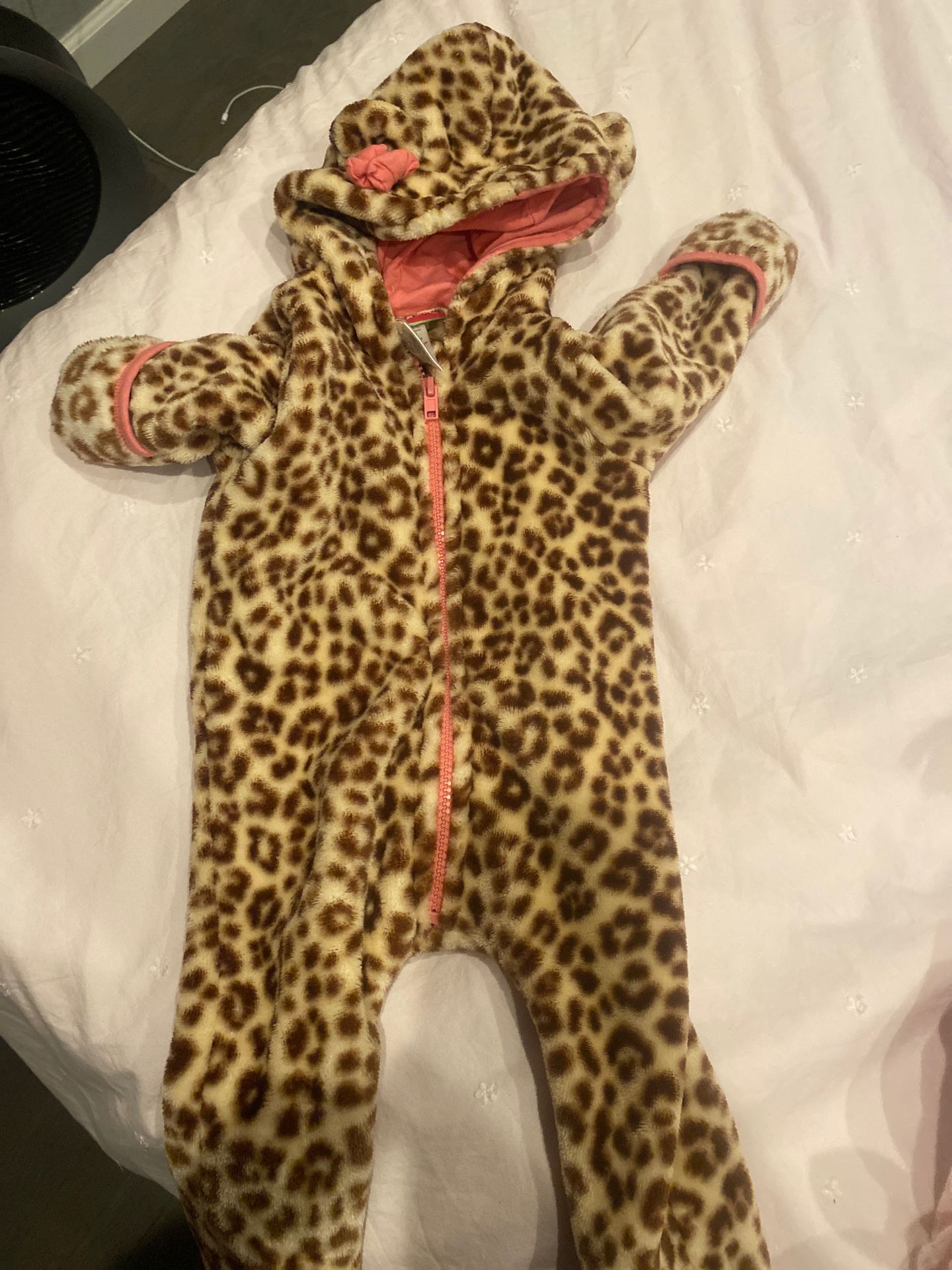 Leopard onesie