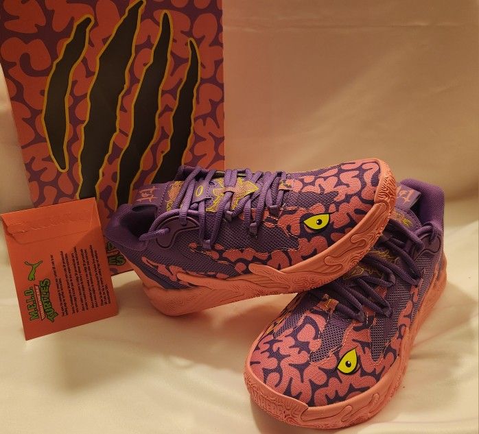 See Description - PUMA x LAMELO BALL x TMNT MB.03 Lo Krang
Big Kids' Basketball Shoes