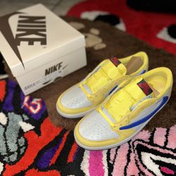 Travis Scott Canary Yellow Jordan 1 Low
