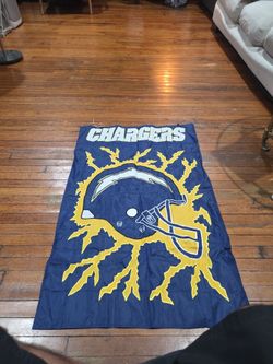 Vintage NFL chargers banner