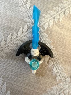 LEGO Ninjago Skull Ice Axe Sword Weapon Trans Blue Blade