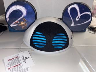 Disney Parks Pixar Festival Wall-e Eve Mickey Ears Hat