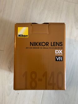 NIKON NIKKOR LENS 18-140mm f/3.5-5.6 DX VR