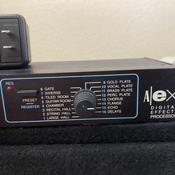Lexicon Alex Digital Multi Effects Processor With Power Adapter. Made in USA