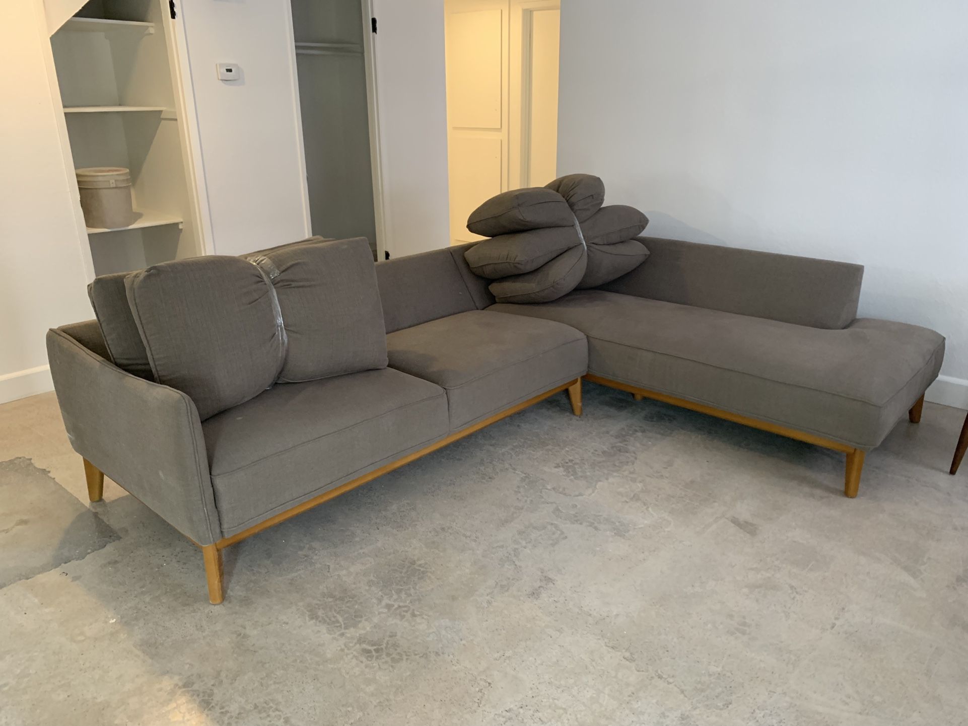 113” Macy’s Jollene Sectional Sofa