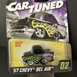 Car Tuned Series 1,57 Chevy Bel Air Diecast New Release 2024