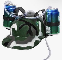 Novelty drinking helmet
