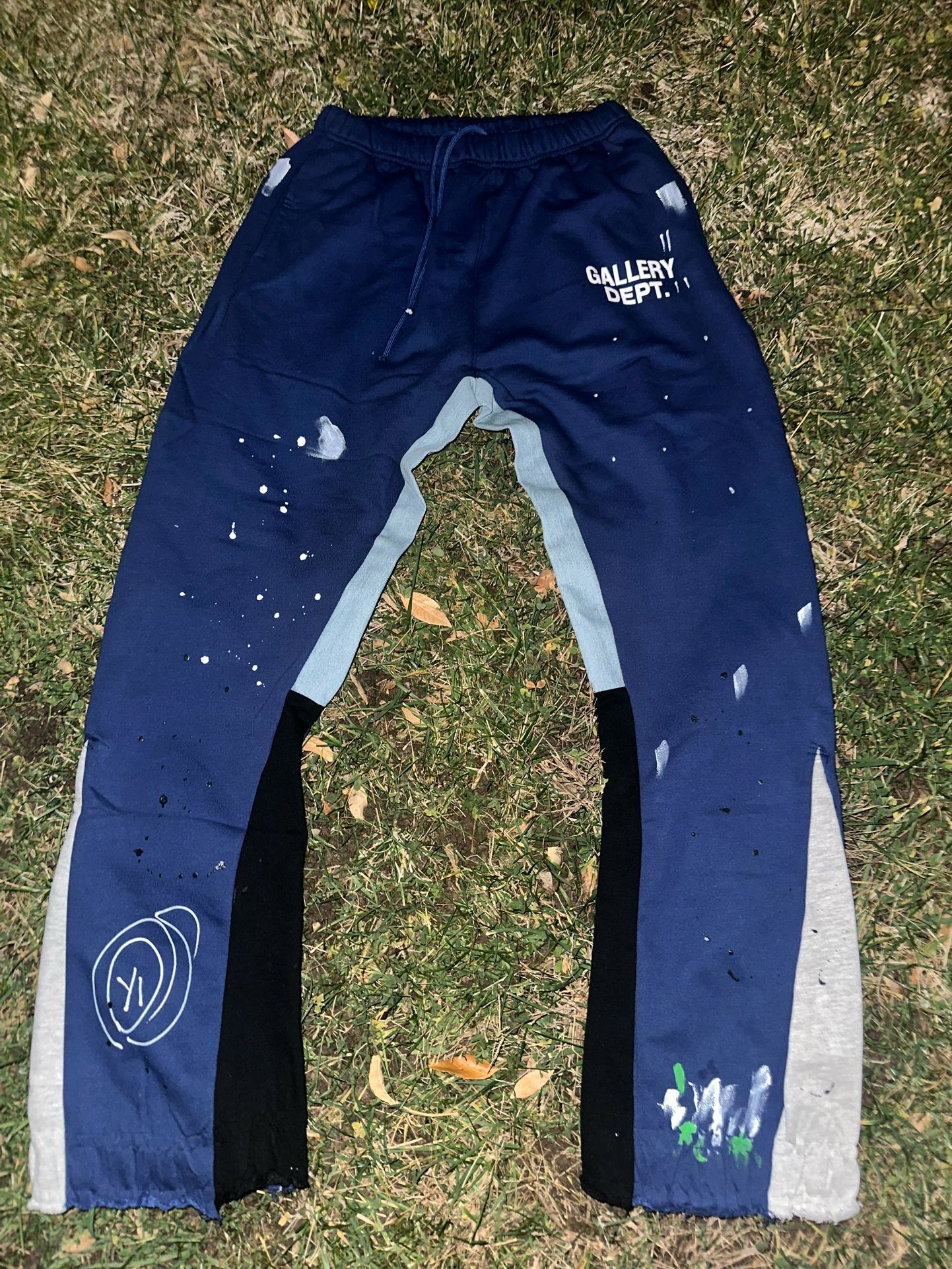 Gallery Flare Painted Sweatpants Dept. Dept Pants Splatter Paint 