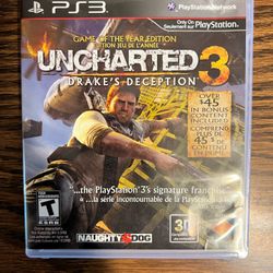 Uncharted 3 Drake's Deception PS3. 