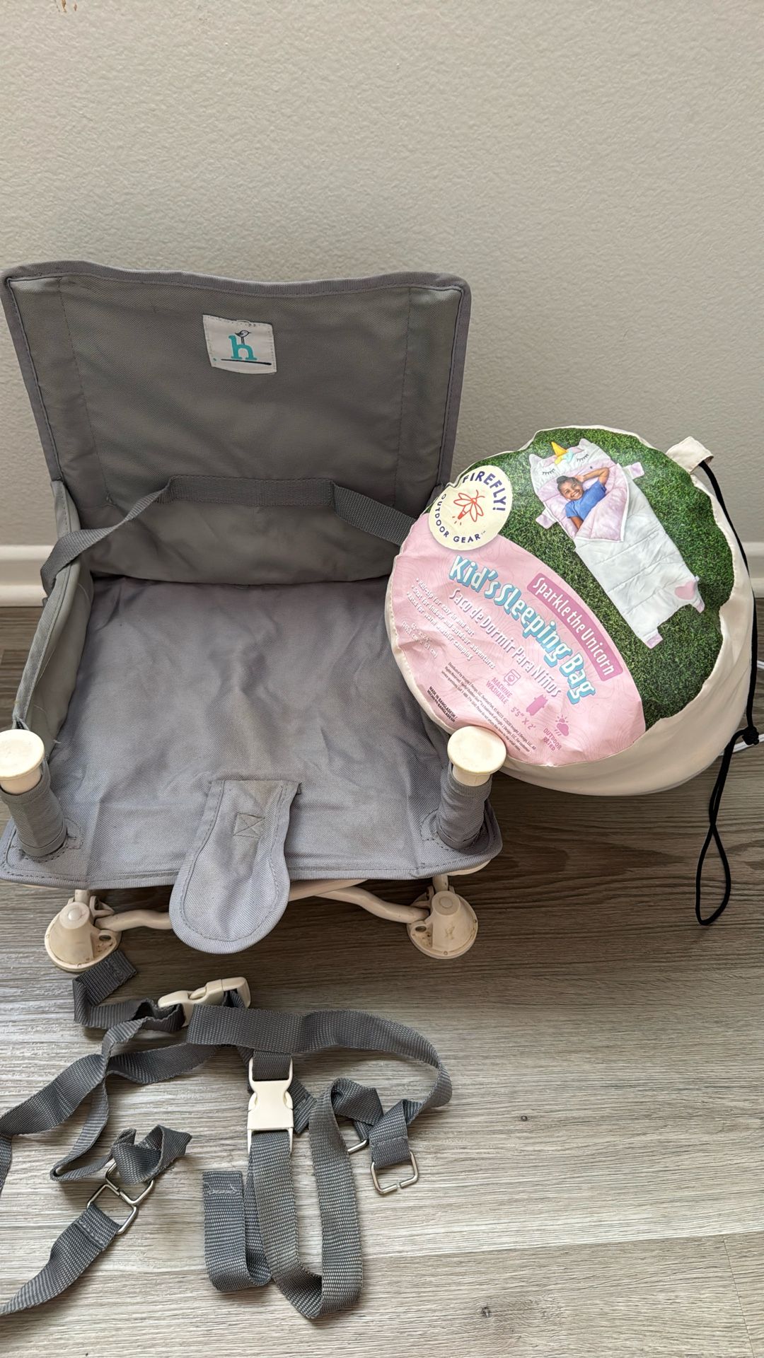 Kids Camping Kit - Sleeping Bag + Travel seat