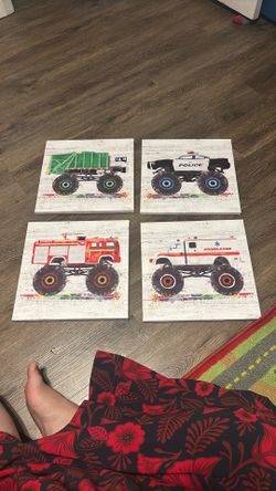 Monster Truck Canvas Art