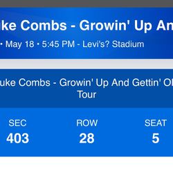 Luke Combs Tickets 