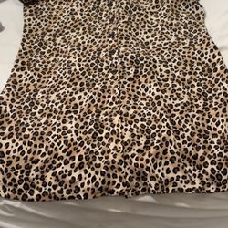 collection Women's Autumn Leopard Print Shirt Size 14