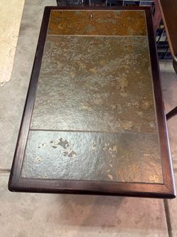 Small granite topped coffee table