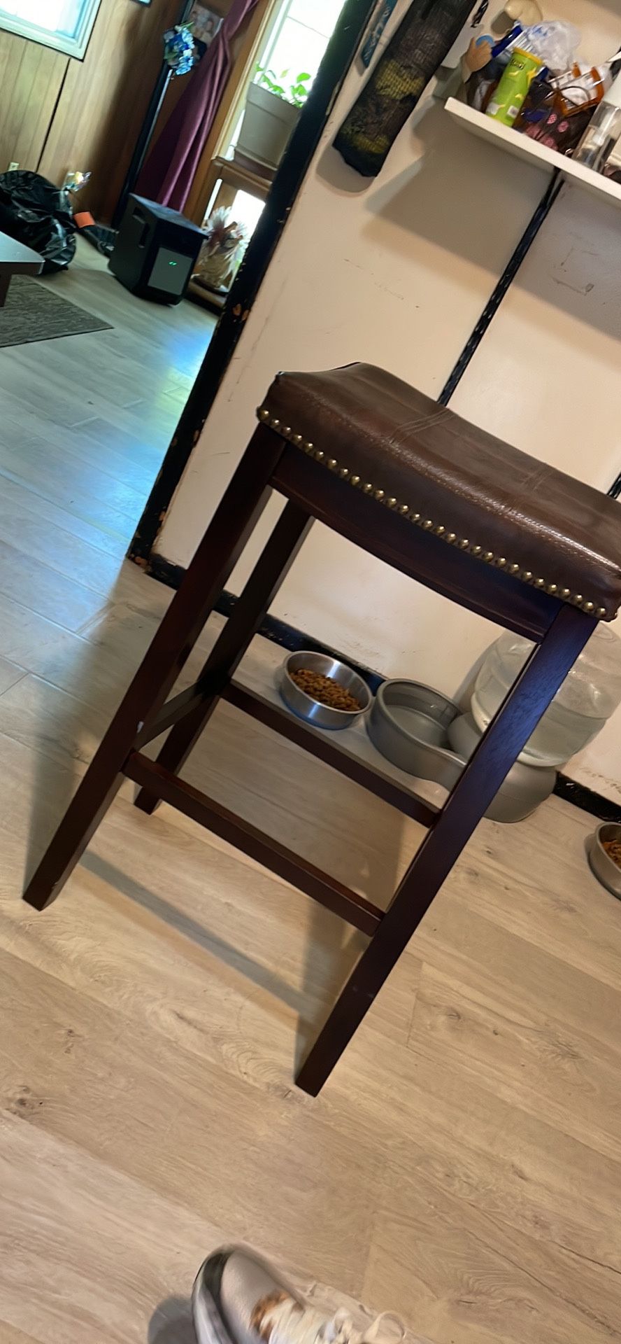 Leather Bar Stool