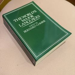 The World’s Major Languages Bernard Comrie