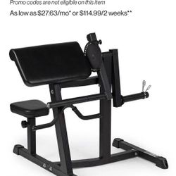 Titan Fitness Brand New Boxed Plate Loaded  Bicep Tricep Curl Machine