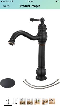 BWE 360 Degree Swivel Faucet Oil Rubbed Bronze 