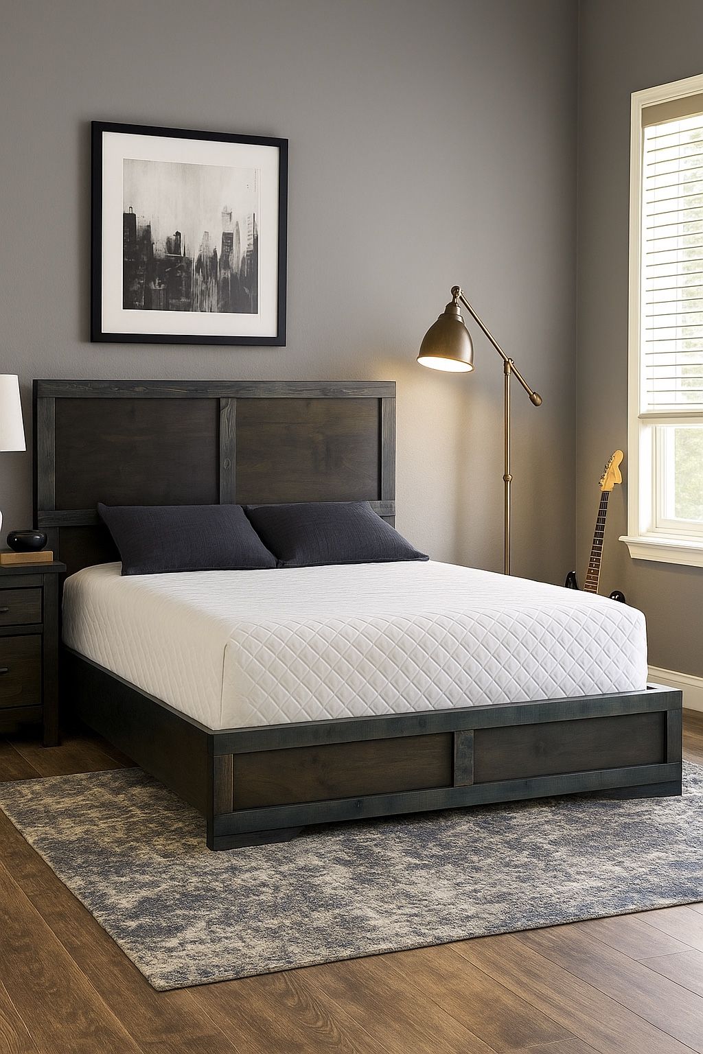 King Size Wood Bed frame 