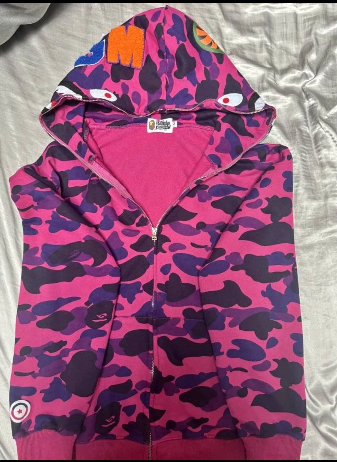 Purple Bape Hoodie