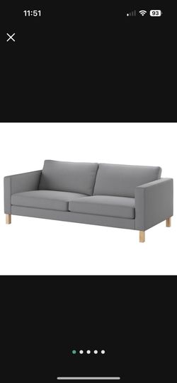Super Comfy Sofa, light Grey very good Condition