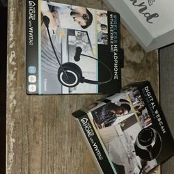 Vivitar Wireless Headphones And Digital Webcam
