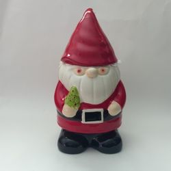 Santa Gnome Cookie Jar