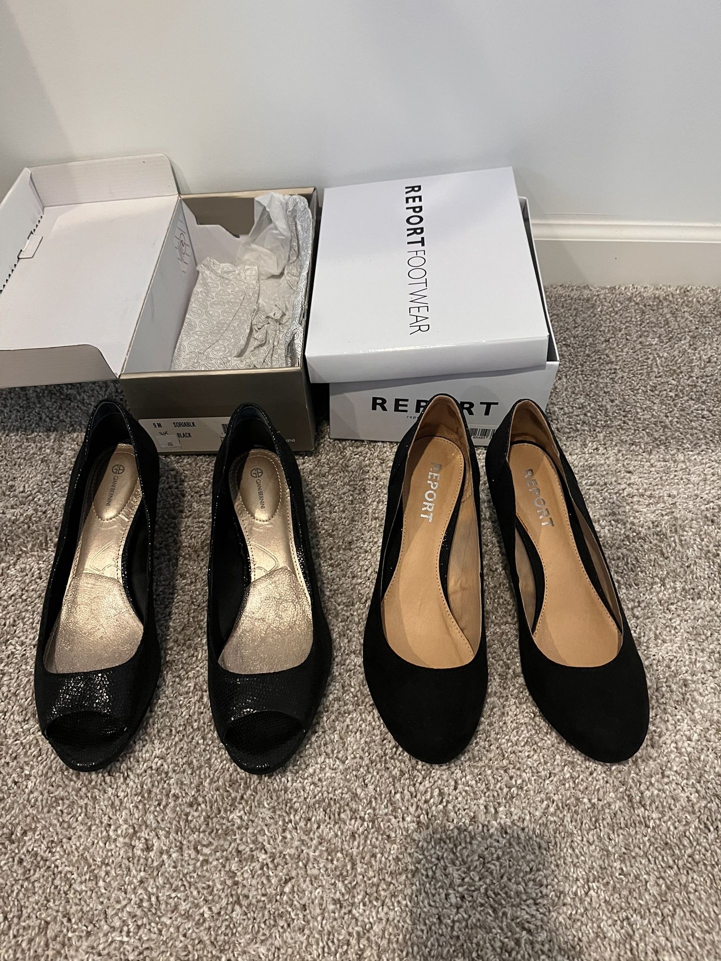 Black Low Heels- Women’s Size 9