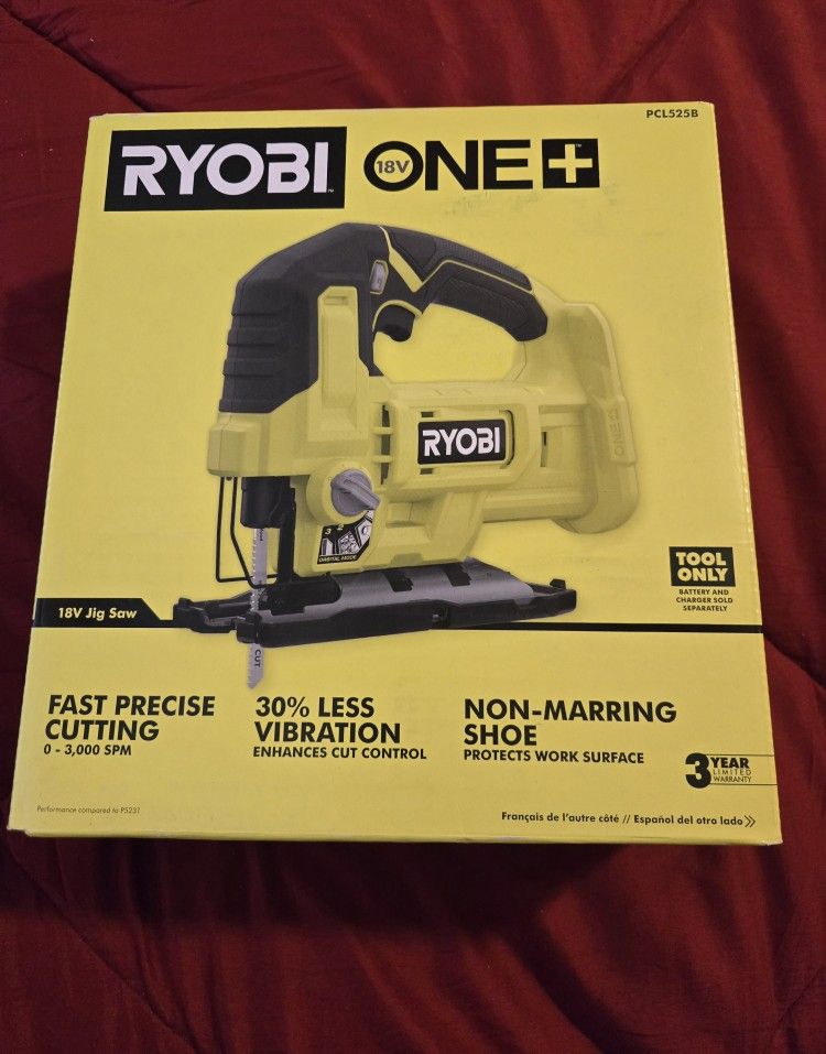 Ryobi One + 18V Cordless Jig Saw PCL525B