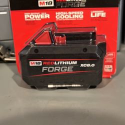 Milwauke m18 forge battery 8.0