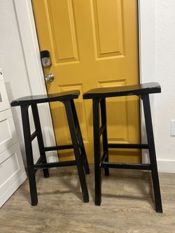 Wood Bar Stool 