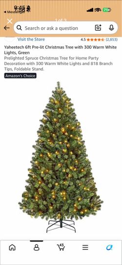 6ft pre lit christmas tree pick up in financial district asap